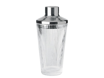 Stelton Pilastro Coctail Shaker med Pilastro Long Drikkeglas 0,3 l 12 stk.