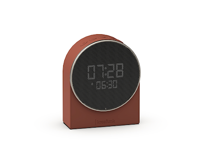 Ivy Vækkeur med Bluetooth højttaler - Terracotta