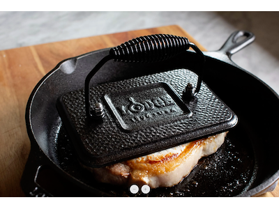 Lodge Smasher - Støbejerns grillpresser