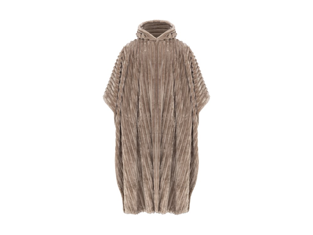 Kosta Linnewäfveri Poncho Cozy Latte