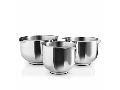 Eva Trio KRøreskålesæt 3 stk. - 1,5 l 2,0 l & 3,0 l - Stål