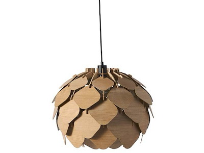Cyna Lampe i eg finér/oak