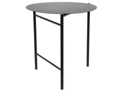 Zone Bord dia. 70 x 70 cm i black, kan let klappes sammen, Disc