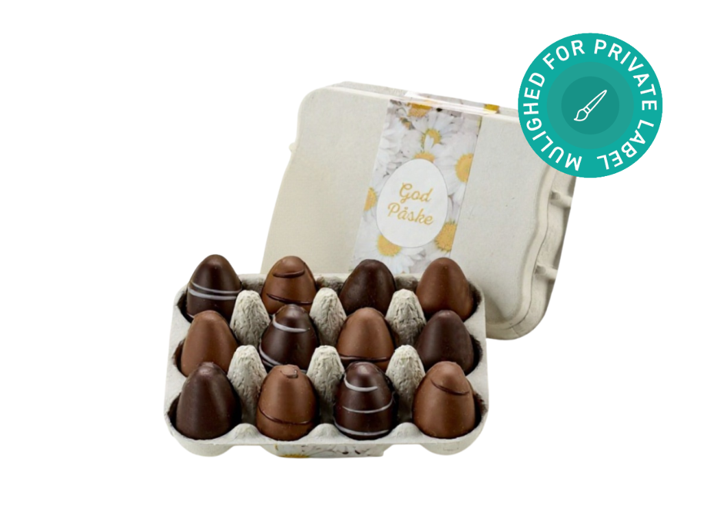 Marcipanæg (12 stk.) i æggebakke, 120g.