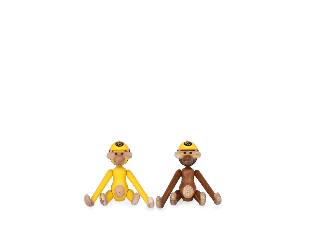 Kay Bojesen Abe & kasket Rynkeby mini gul