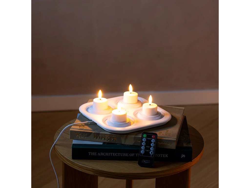 Uyuni Light Starter Pack. 6 stk. LED-lys, batterier og fjernbetjening - Hvid