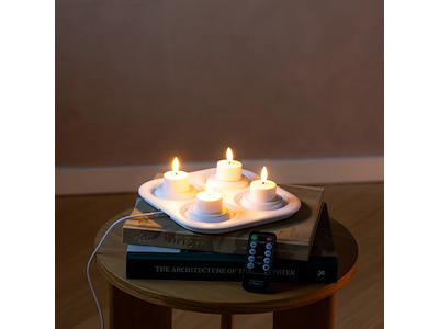 Uyuni Light Starter Pack. 6 stk. LED-lys, batterier og fjernbetjening - Hvid