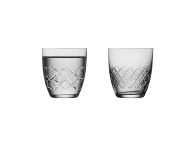 Lyngby Glas Vandglas 30 cl. 2 stk i klar krystalglas, Eaton