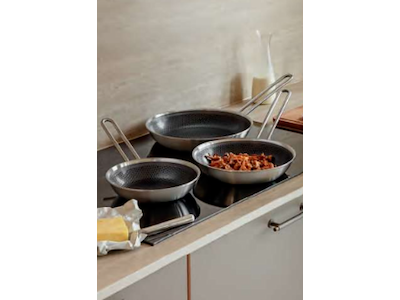Eva Trio Multi stegepander med Mosaic keramisk Slip-Let belægning - 20 & 24 & 28 cm