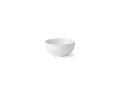 Royal Copenhagen Hvid Riflet skål 10,5 cm