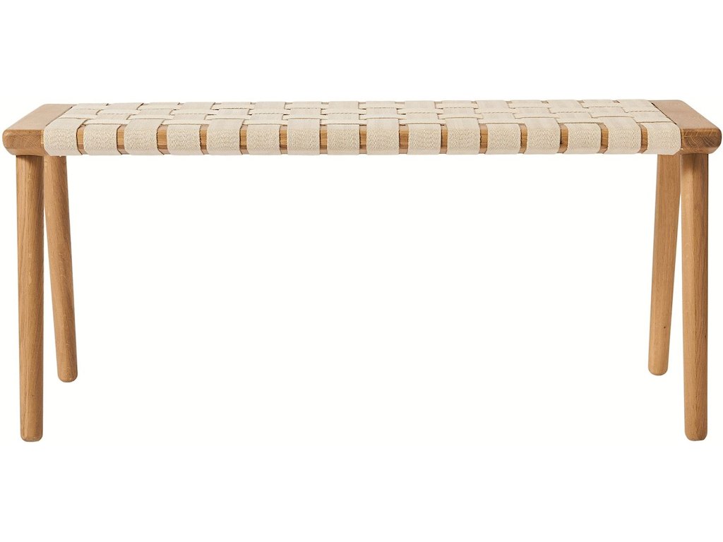 Andersen - Seat Bench - 45x38x100 cm - Eg, Øko Tex bomuld