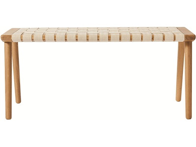 Andersen - Seat Bench - 45x38x100 cm - Eg, Øko Tex bomuld