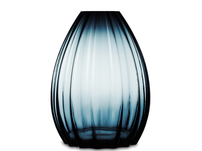 Holmegaard 2Lip Vase H45 cm mørk blå
