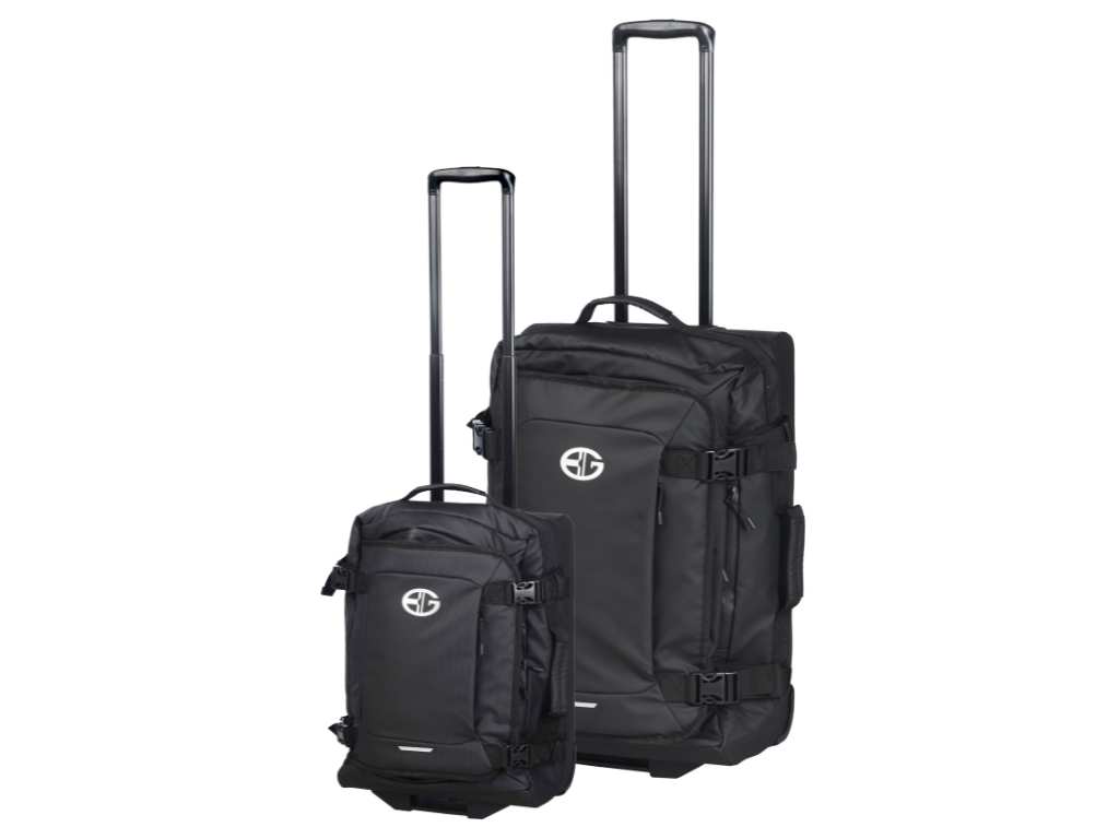 Bon Gout Small & Large duffelbag i polyrattan - Sort