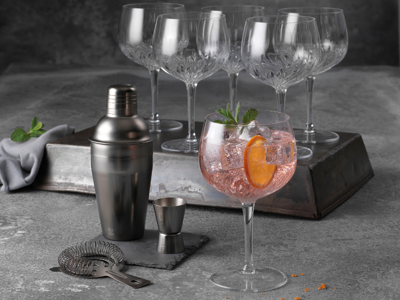 Luigi Bormioli Spansk Gin & Tonic glas 80 cl 4 stk, Mixology 