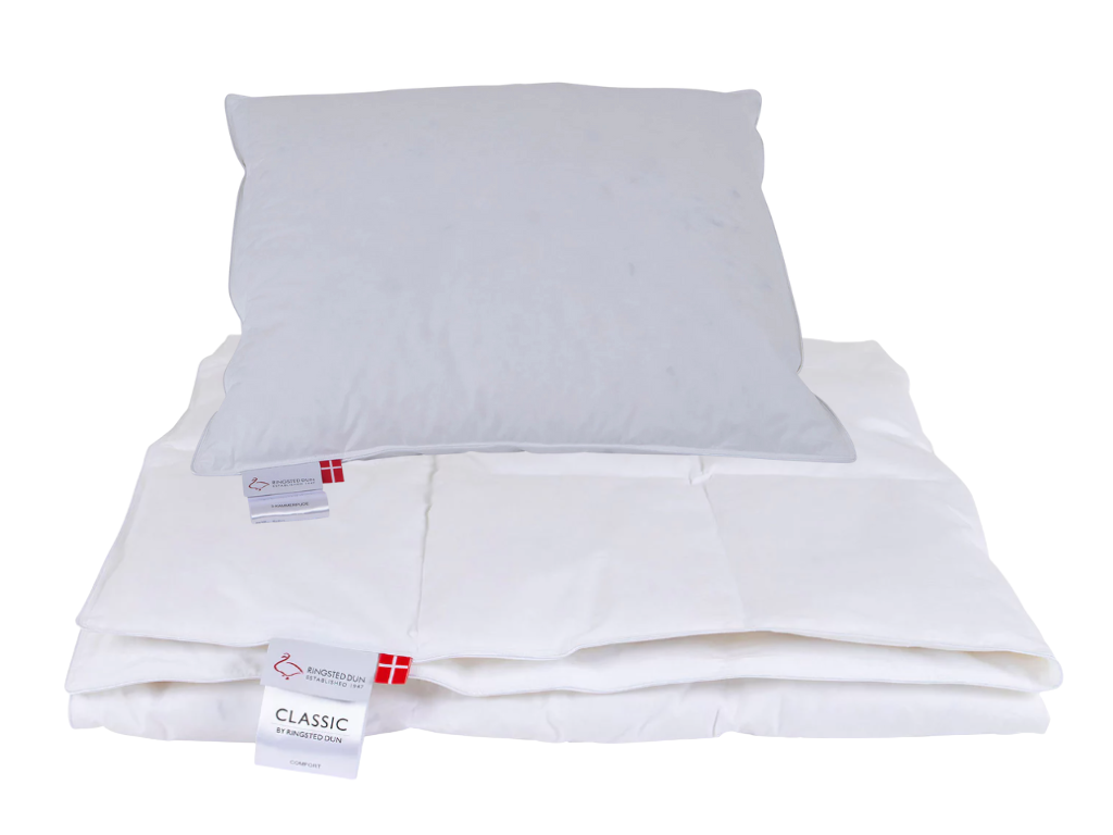 Dyne Classic Comfort ekstra sval 140x200 cm + Pude Ringsted Dun