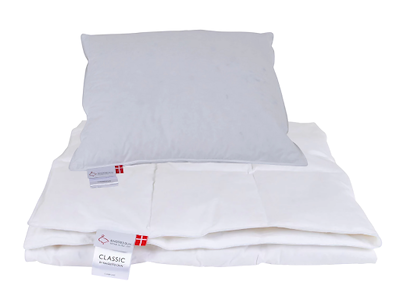 Dyne Classic Comfort ekstra sval 140x200 cm + Pude Ringsted Dun