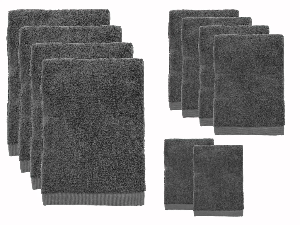 Södahl Comfort håndklædepakke - 10 dele, ash - SAMPAK