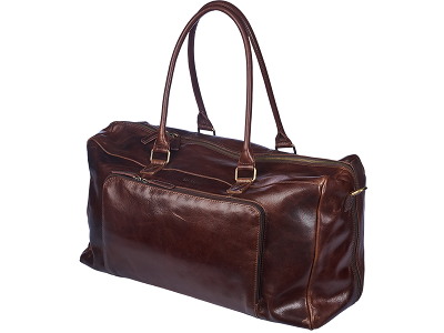 Bon Gout Cambridge Weekend Bag -Dark Brown