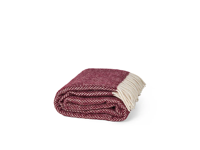 Hope Plaid - 130x200 cm - Wine Red