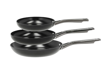 Pillivuyt Gourmet Blavet stegepandesæt  20 + 24 + 28 cm SAMPAK