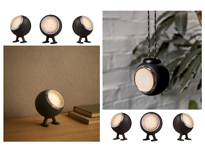 Wattson Norbitt lampe m/hanging string - Sort