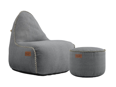 SACKit RETROit Compressed samt Pouf - Outdoor