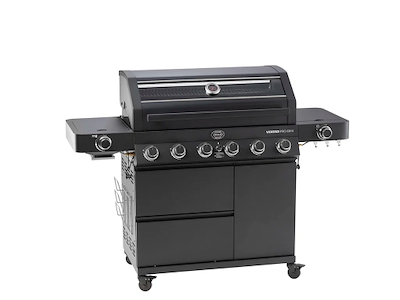 Rösle Gasgrill G6-S Vario+ 27500 watt i sort, Videro PRO