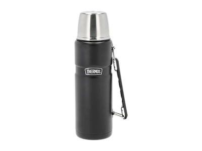 Thermos Termoflaske 1,2 L i sort, Stainless King