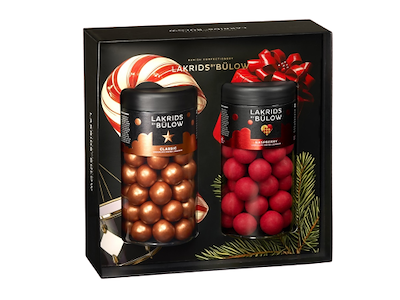 Lakrids by Bülow | Black Box Reg/Reg | Classic Caramel/Crispy Rasberry | 540g