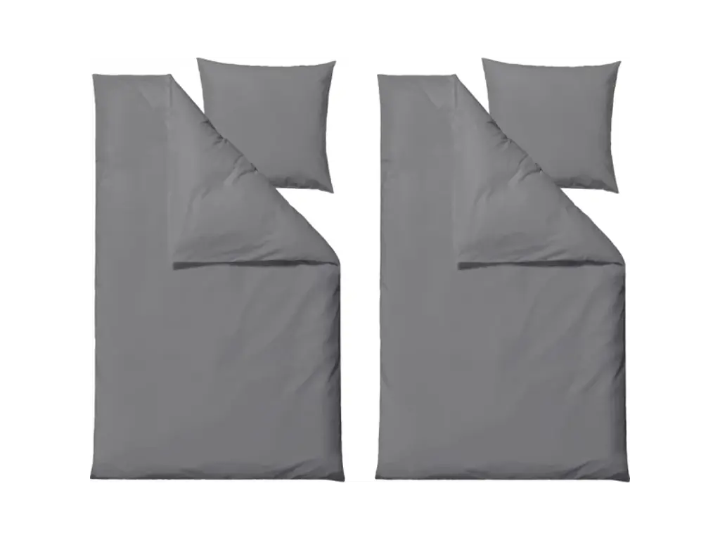 Södahl Whisper Sengetøj, 2 sæt 140 x 200 cm i beige, 100% økologisk bomuld