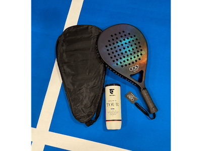 Padelgavepakke Chapter Two bat & Cover & 3 stk. Tretorn padel bolde