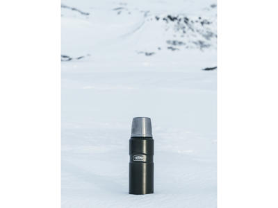 Thermos Termoflaske 470 ml i army, Stainless King