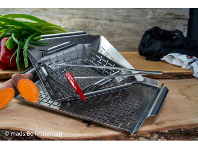 Weber Style grillstegeplade, palet og madpincet