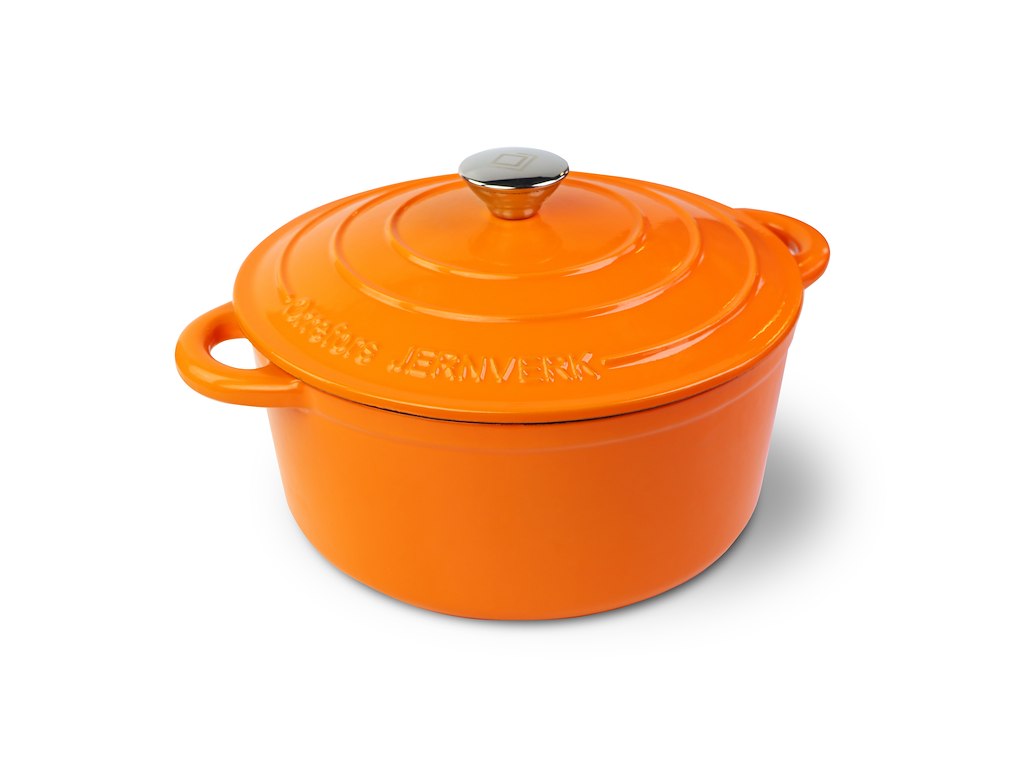 Orrefors Støbejerns Gryde 2,8 L - Orange