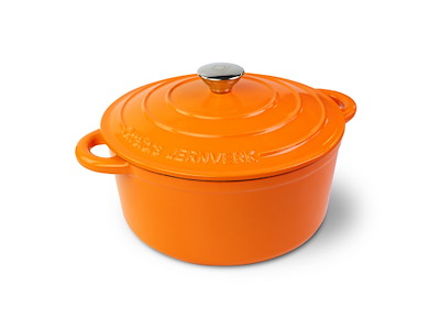 Orrefors Støbejerns Gryde 2,8 L - Orange