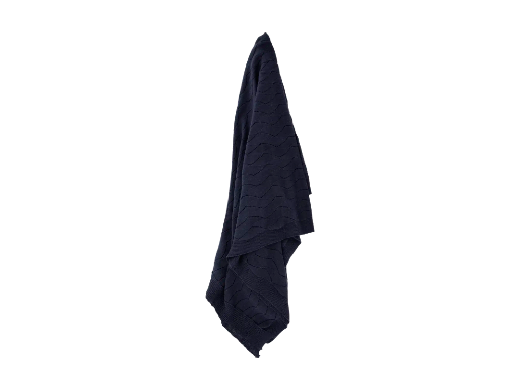 Södahl Plaid 130 x 170 cm i navy, Gentle