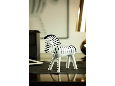 Kay Bojesen Zebra sort/hvid