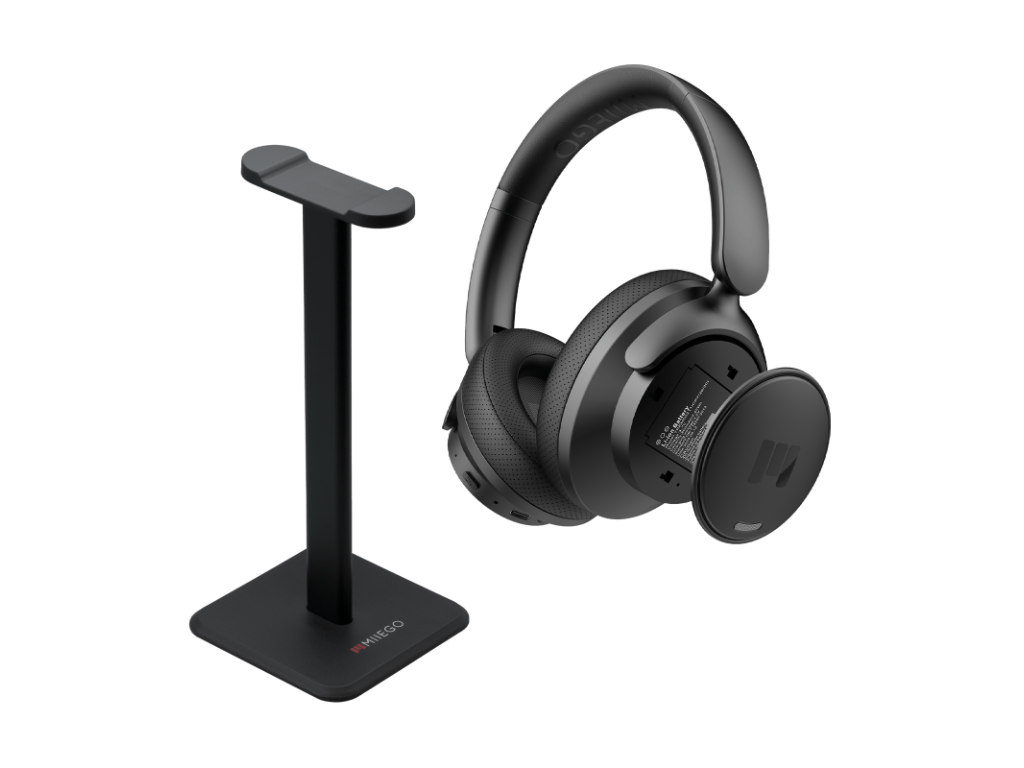 Miiego - Moove 65 Lux - Travel edition samt bordstander - Sort