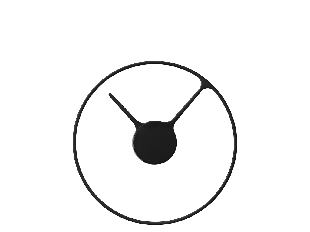 Stelton Time Vægur Ø 30 cm - Black
