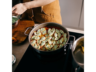 Fiskars Ovn/stegefad sæt på 24 & 28 cm u/låg