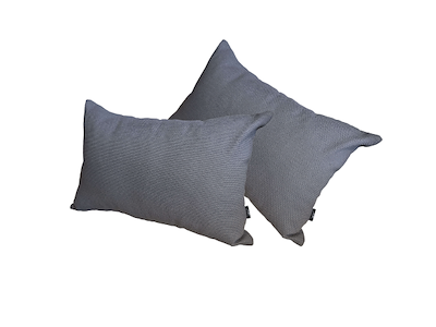 SACKit Comfort Cushion Outdoor - Dark Grey - 60 x 40 cm 2 stk.