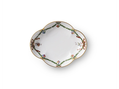 Royal Copenhagen Stjerne Riflet jul, julefad 17,5 cm