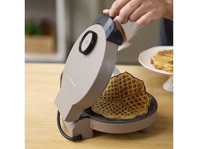 Blomsterbergs Vaffeljern 1000 watt i latte