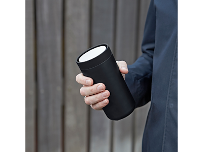 Stelton FOODie kaffekværn, kaffemaskine & To Go Click 40 cl