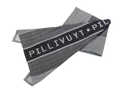 Pillivuyt viskestykke 80 x 50 cm, sort - 4 stk.
