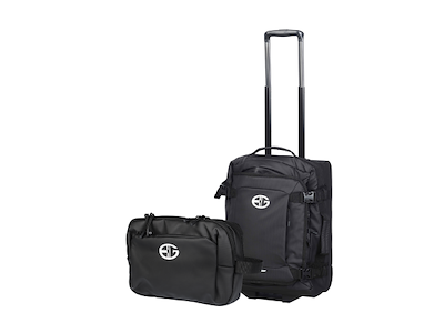 Bon Gout Duffel Poly & Toilet Kit Polu - Black