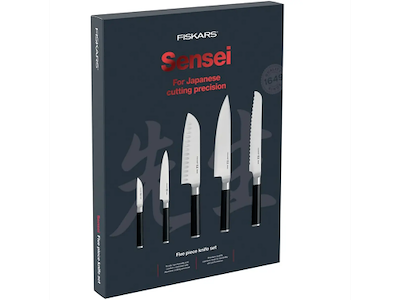 Fiskars Sensei knivsæt - 5 dele