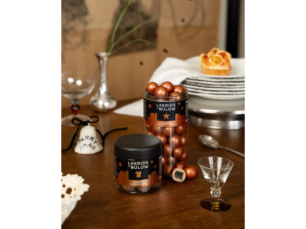 Lakrids by Bülow Black Box Reg/Small Classic Caramel/Double Chokolate 385g