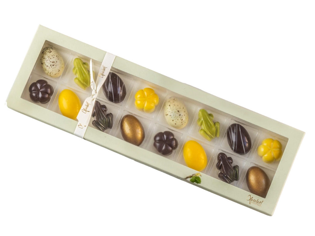 Xocolatl Spring Feeling | 16 stk. Fyldte chokolader 180g.